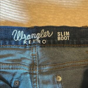 Wrangler Blue Bootcut Jeans Classic Style